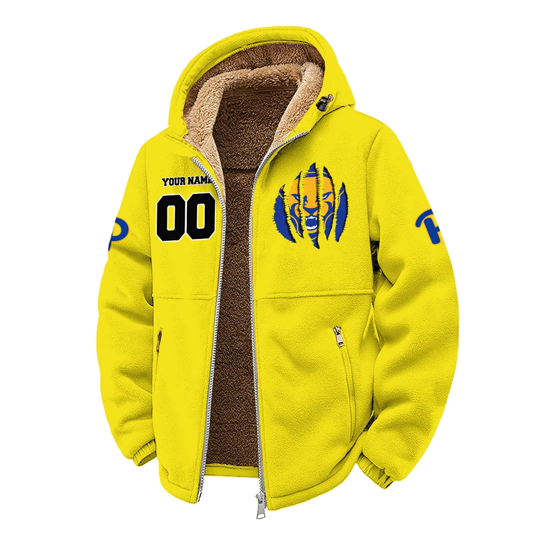 The Pitt Force Winter Fleece Jacket, Warm Core Loft Fleece HVN1449PP - Yellow - Image 2