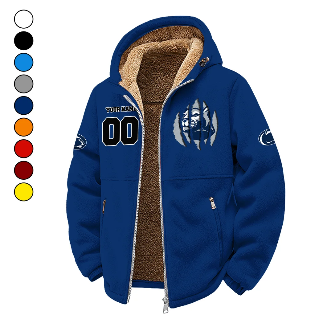The White Out Crew Winter Fleece Jacket, Breathable Winter Comfort HVN1449PS - Navy