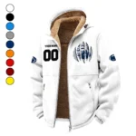 The White Out Crew Winter Fleece Jacket, Breathable Winter Comfort HVN1449PS - White
