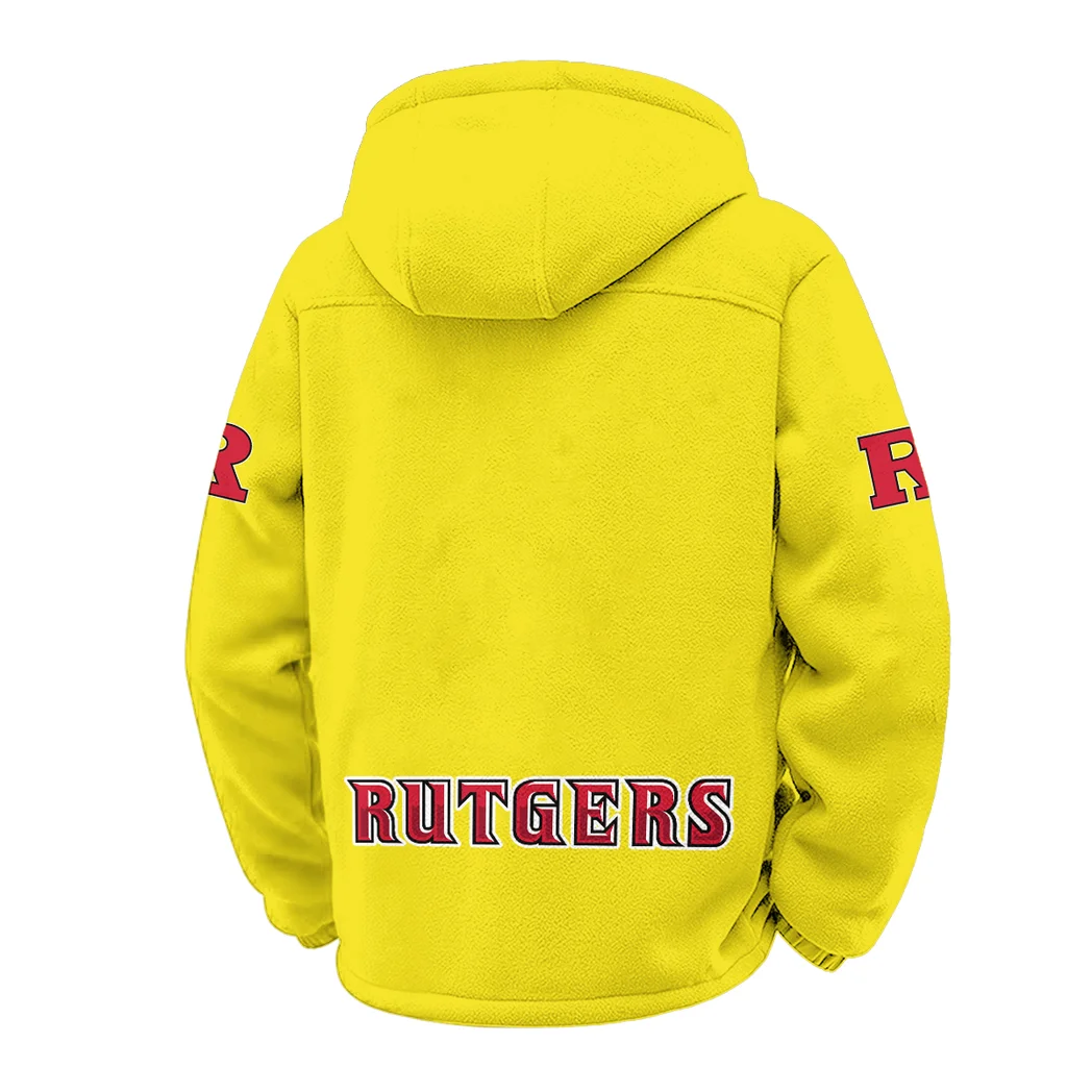 The Rutgers Pride Winter Fleece Jacket, Premium Fleece Barrier HVN1449RS - Yellow - Image 3