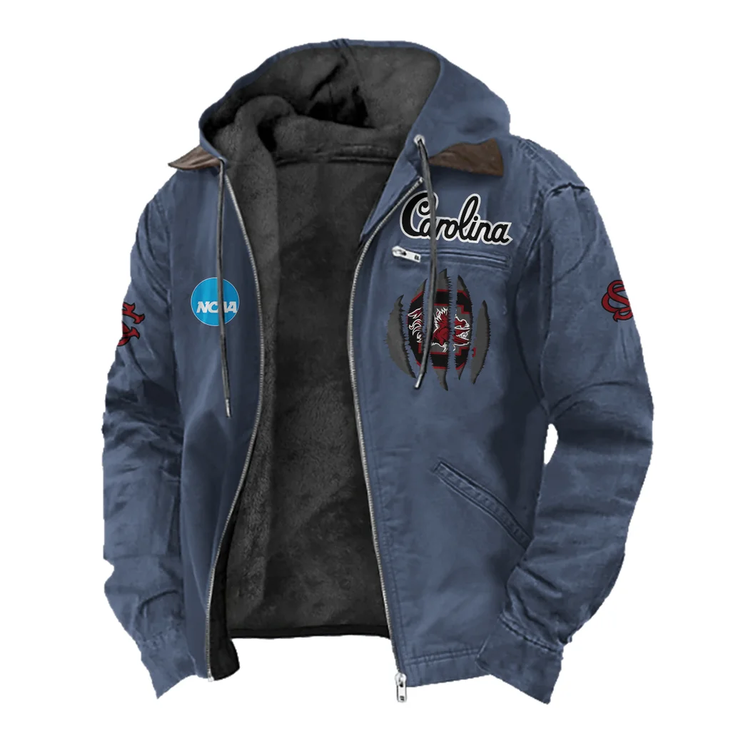 Columbia’s Finest Flannel Hoodie, Rugged Sport Flannel Hoodie HVN1449SC - Navy Blue - Image 2
