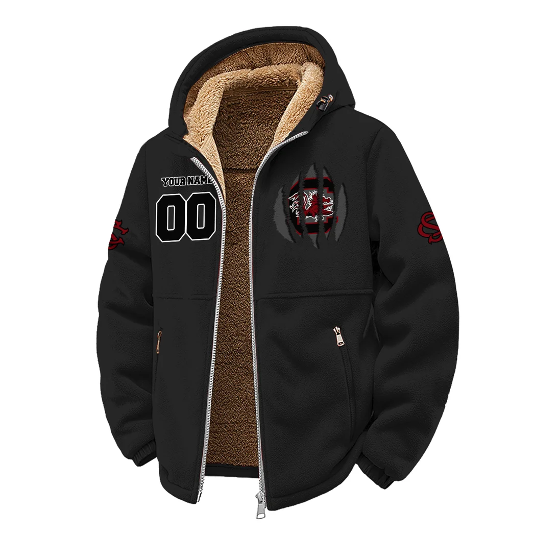 Columbia’s Finest Winter Fleece Jacket, Thermal Winter Fleece HVN1449SC - Black - Image 2