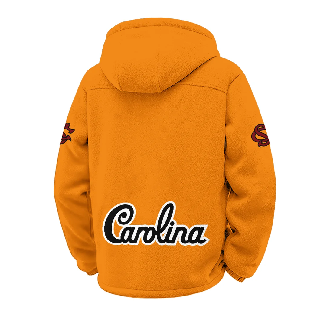Columbia’s Finest Winter Fleece Jacket, Thermal Winter Fleece HVN1449SC - Orange - Image 3