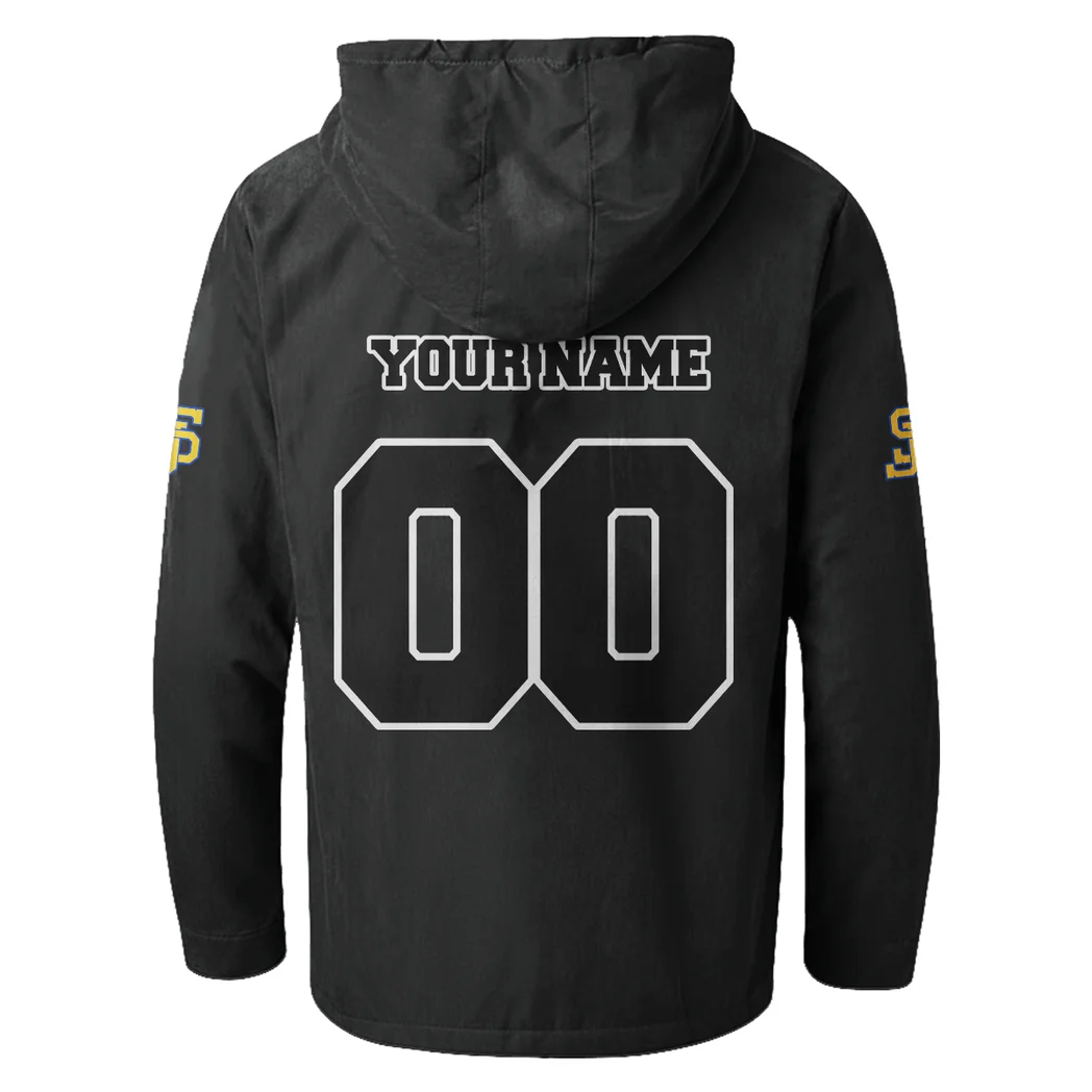 The Silicon Valley Stars Flannel Hoodie, Everyday Game Fan Hoodie HVN1449SJ - Black - Image 3