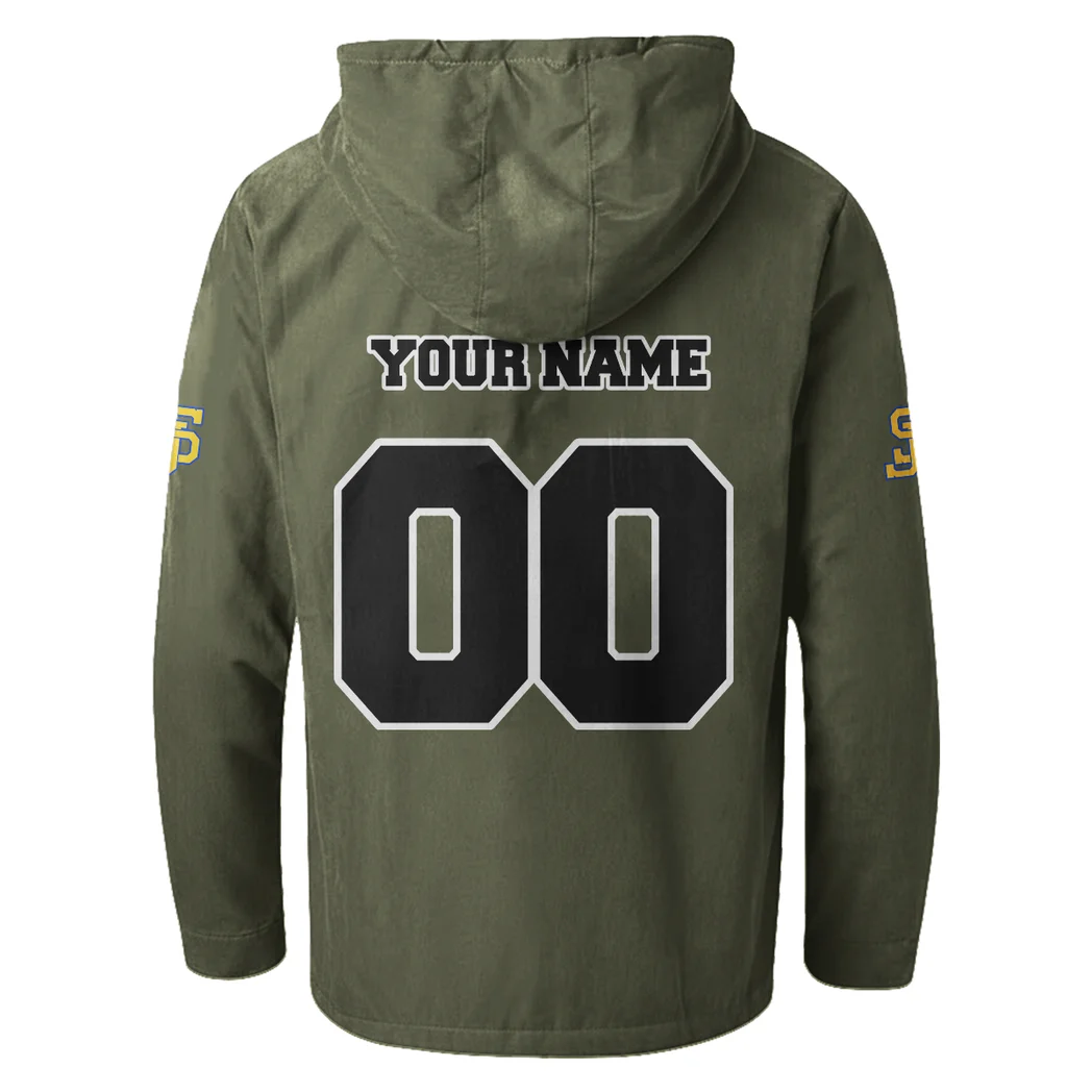 The Silicon Valley Stars Flannel Hoodie, Everyday Game Fan Hoodie HVN1449SJ - Green - Image 3