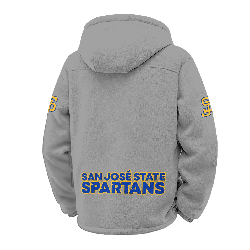 The Silicon Valley Stars Winter Fleece Jacket, Arctic Expedition Fleece HVN1449SJ - Grey - Image 3