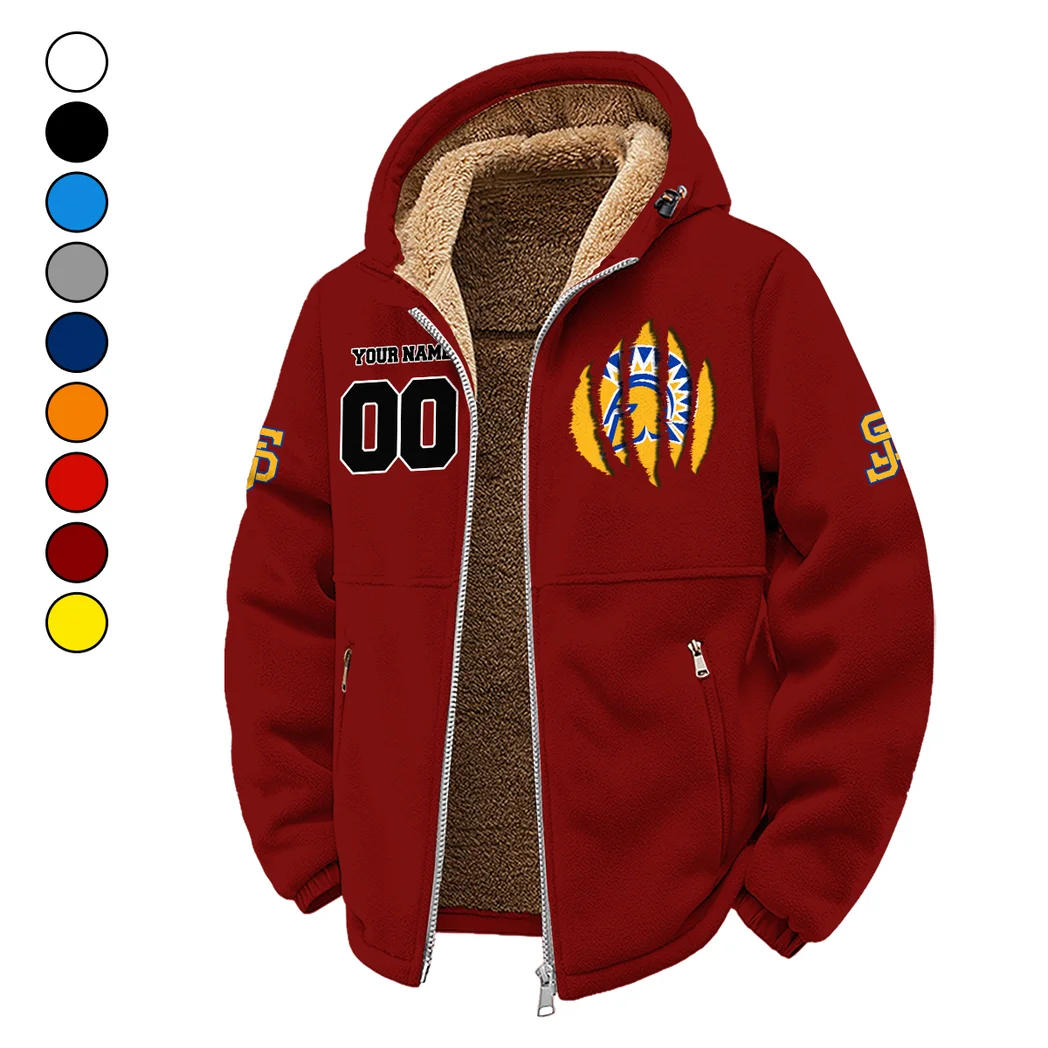 The Silicon Valley Stars Winter Fleece Jacket, Arctic Expedition Fleece HVN1449SJ - Wine