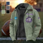 The TCU Power Flannel Hoodie, Cold Game Day Hoodie HVN1449TC - Light Green