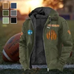 The Longhorn Pride Flannel Hoodie, Athletic Lifestyle Fan Hoodie HVN1449TL - Green
