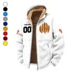 The Longhorn Pride Winter Fleece Jacket, Essential Winter Warmth HVN1449TL - White