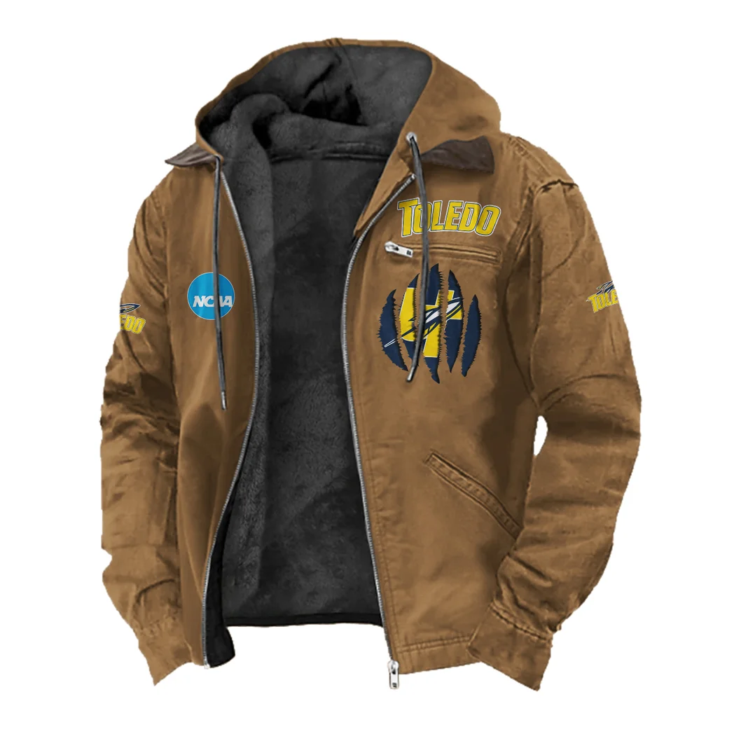 The Rocket Elite Flannel Hoodie, Classic Flannel Sport Hoodie HVN1449TR - Camel - Image 2