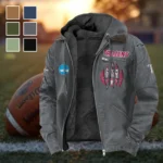 The Trojan Nation Flannel Hoodie, Fan Squad Flannel Hoodie HVN1449TT - Gray
