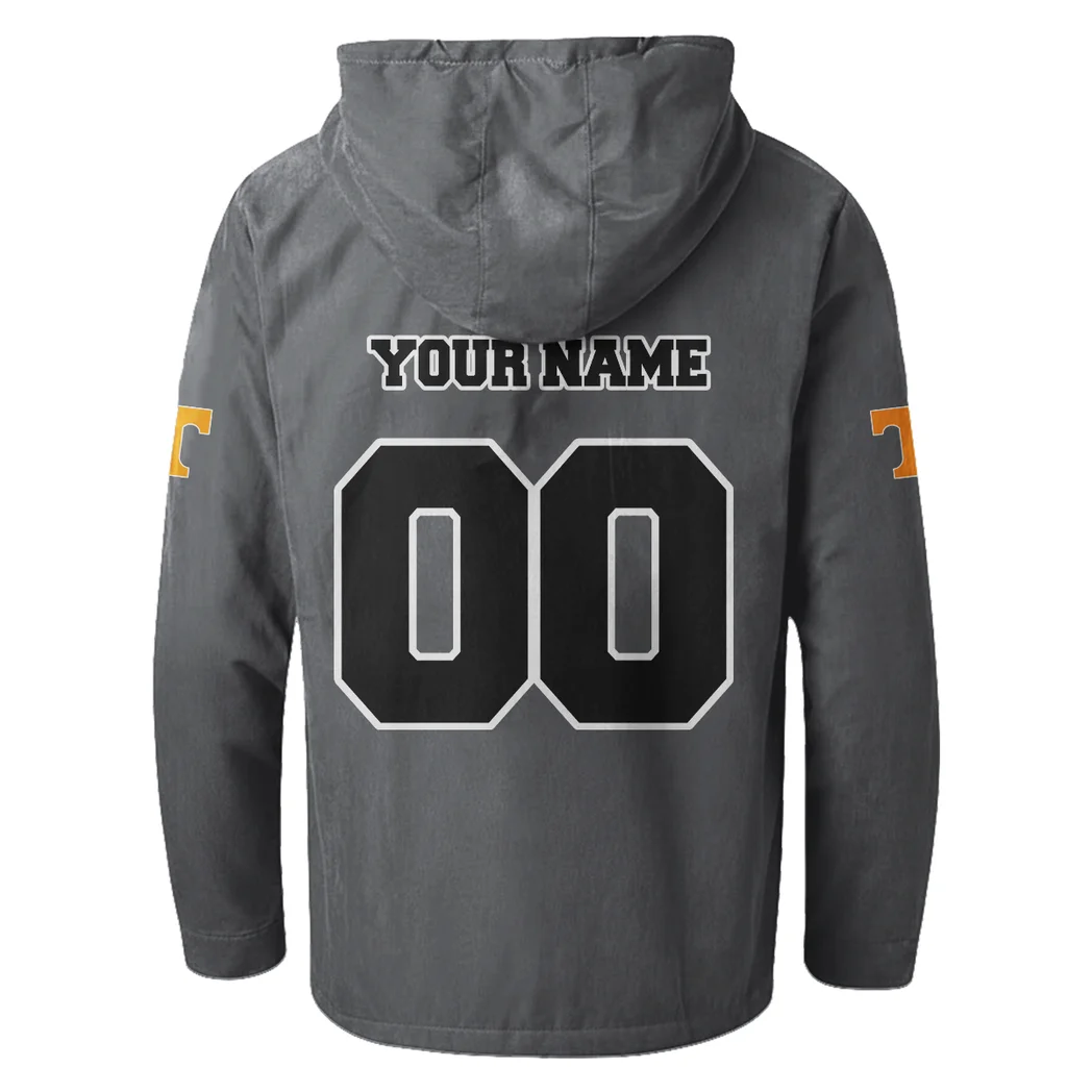 Knoxville Icons Flannel Hoodie, Fan Pride Hooded Flannel HVN1449TV - Gray - Image 3
