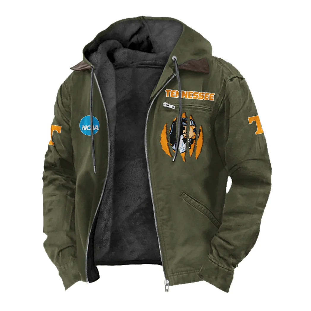 Knoxville Icons Flannel Hoodie, Fan Pride Hooded Flannel HVN1449TV - Green - Image 2