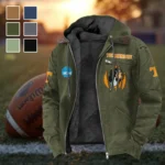 Knoxville Icons Flannel Hoodie, Fan Pride Hooded Flannel HVN1449TV - Green