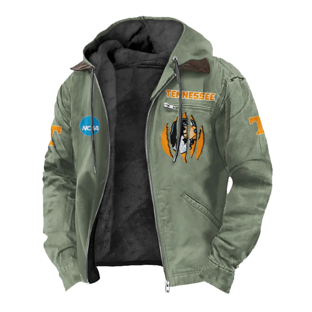 Knoxville Icons Flannel Hoodie, Fan Pride Hooded Flannel HVN1449TV - Light Green - Image 2