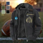 The UCF Elite Flannel Hoodie, Game Day Hooded Flannel HVN1449UC - Black