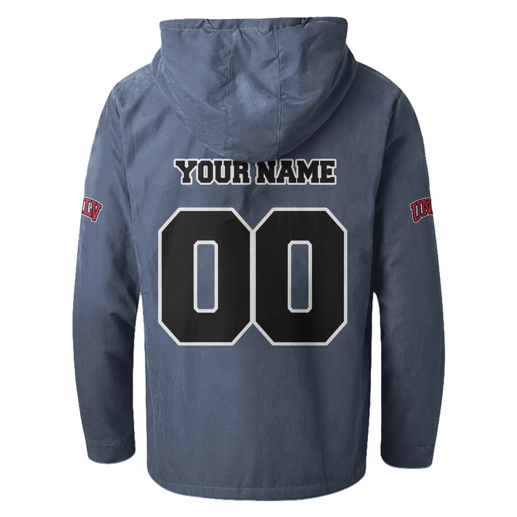 The Bruin Power Flannel Hoodie, Stadium Ready Flannel Hoodie HVN1449UC - Navy Blue - Image 3