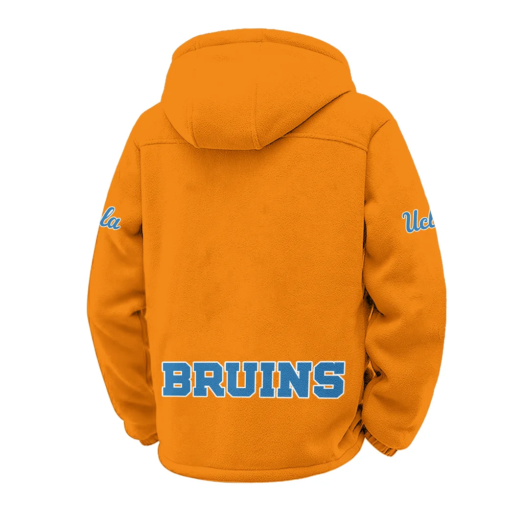 The Rebels Winter Fleece Jacket, All-Mountain Sport Jacket HVN1449UN - Orange - Image 3