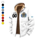The Rebels Winter Fleece Jacket, All-Mountain Sport Jacket HVN1449UN - White
