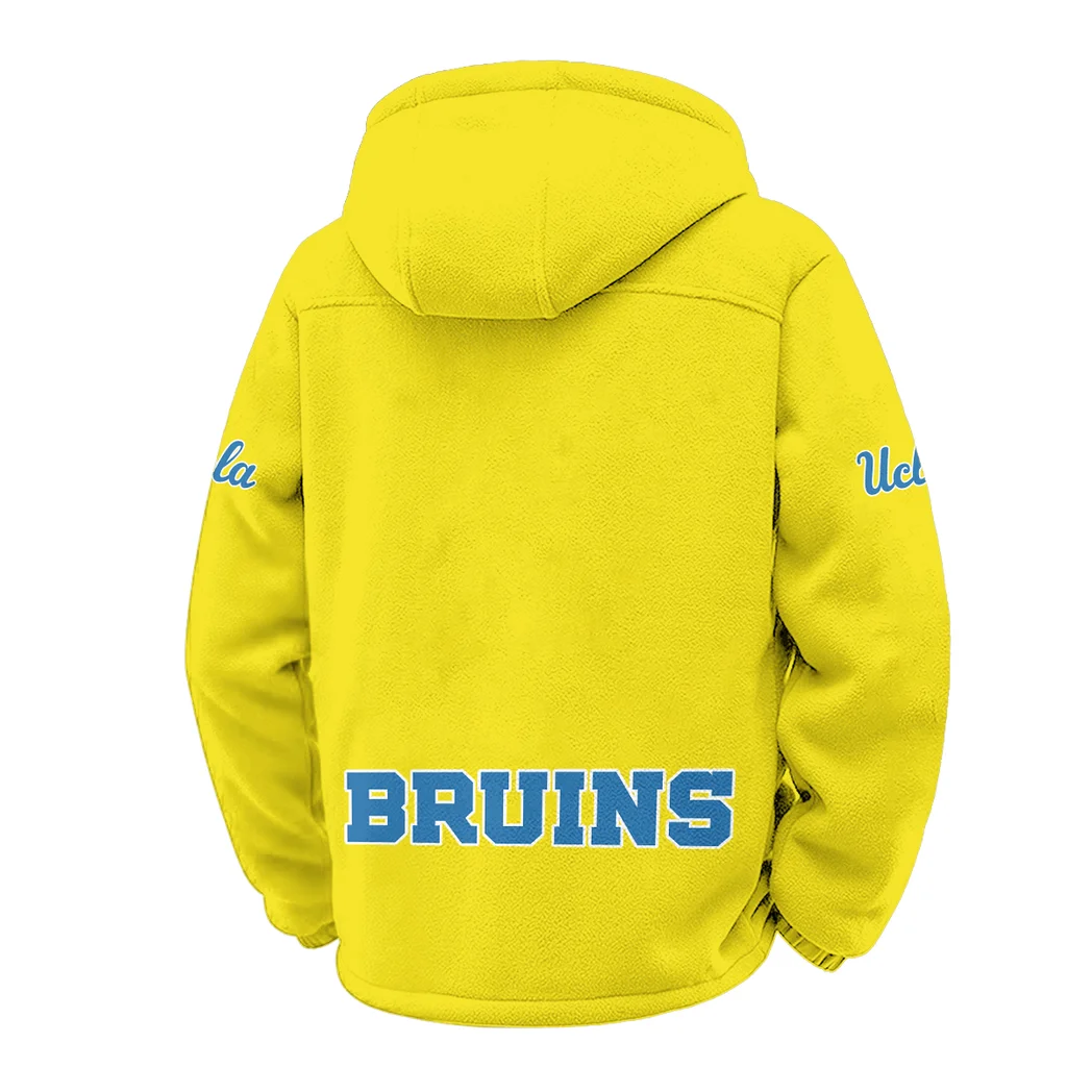The Rebels Winter Fleece Jacket, All-Mountain Sport Jacket HVN1449UN - Yellow - Image 3