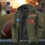 The Trojan Power Flannel Hoodie, Everyday Supporter Hooded Flannel HVN1449US - Green