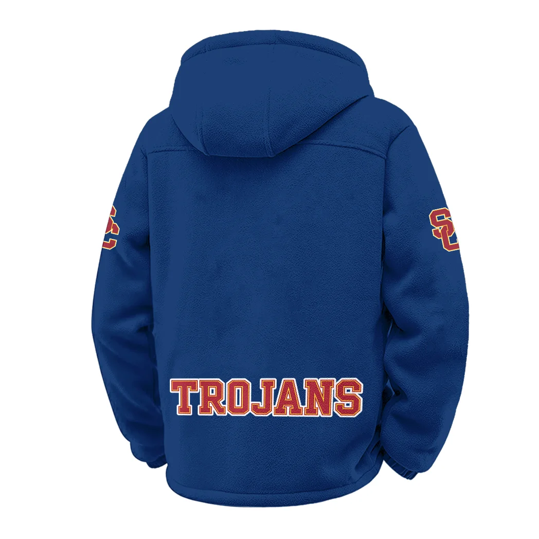 The Trojan Power Winter Fleece Jacket, Cross-Training Thermal Zip HVN1449US - Navy - Image 3