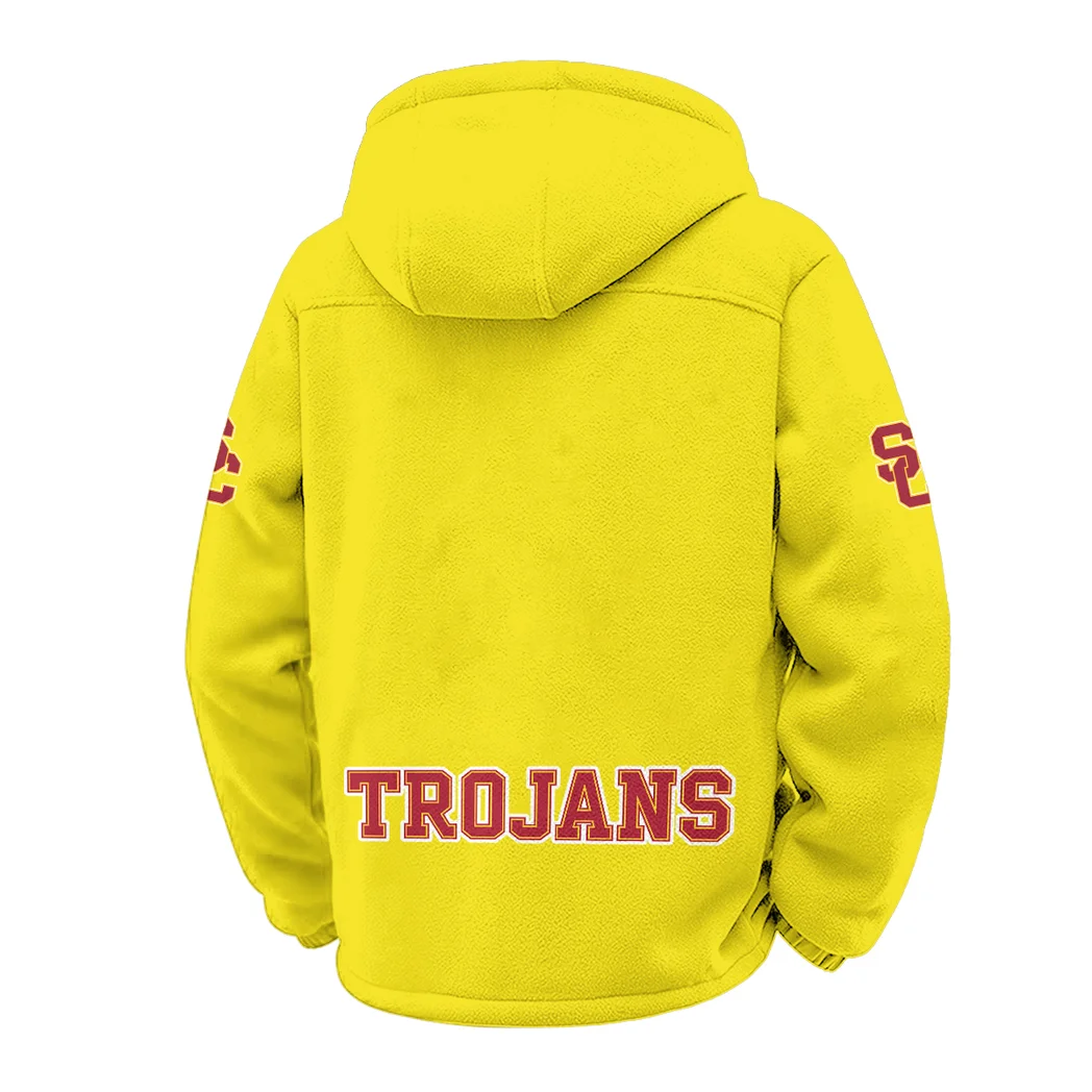 The Trojan Power Winter Fleece Jacket, Cross-Training Thermal Zip HVN1449US - Yellow - Image 3