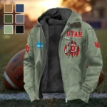 The Utah Power Flannel Hoodie, Street Style Sport Hoodie HVN1449UU - Light Green