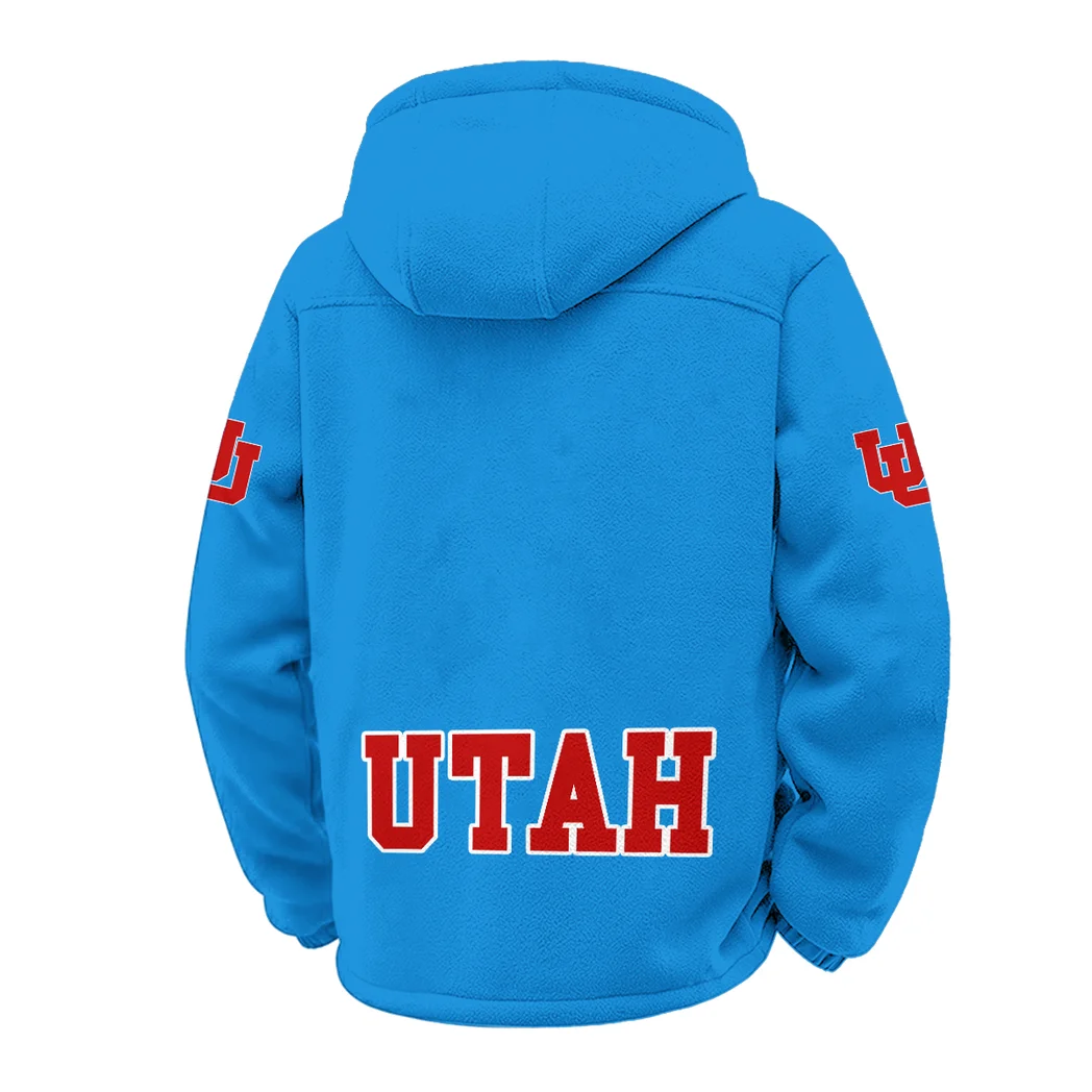 The Utah Power Winter Fleece Jacket, Winter Endurance Jacket HVN1449UU - cyan - Image 3