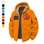 The Utah Power Winter Fleece Jacket, Winter Endurance Jacket HVN1449UU - Orange