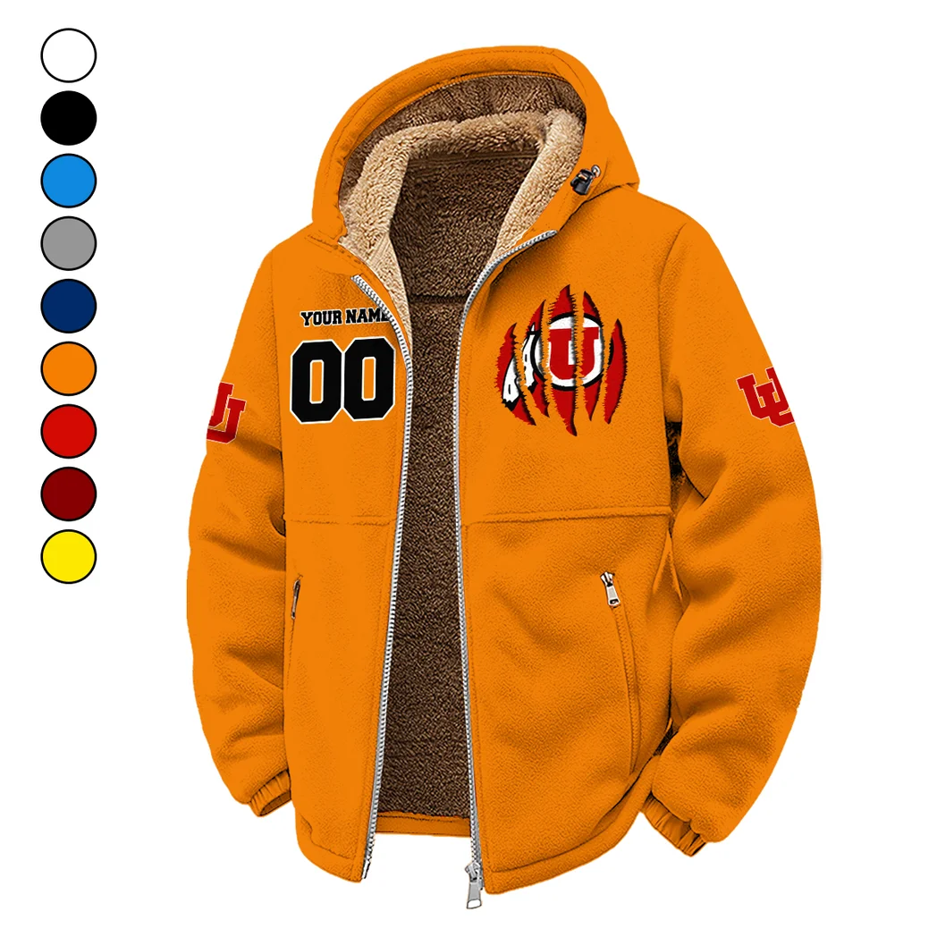 The Utah Power Winter Fleece Jacket, Winter Endurance Jacket HVN1449UU - Orange