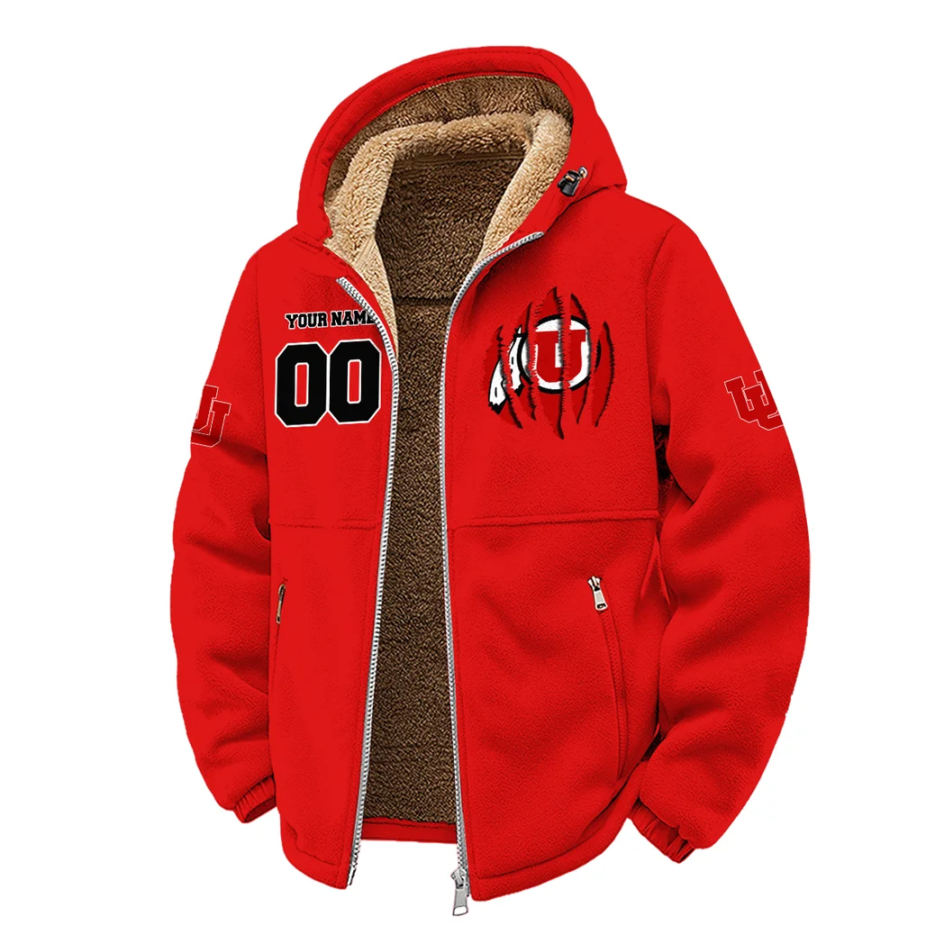 The Utah Power Winter Fleece Jacket, Winter Endurance Jacket HVN1449UU - red - Image 2