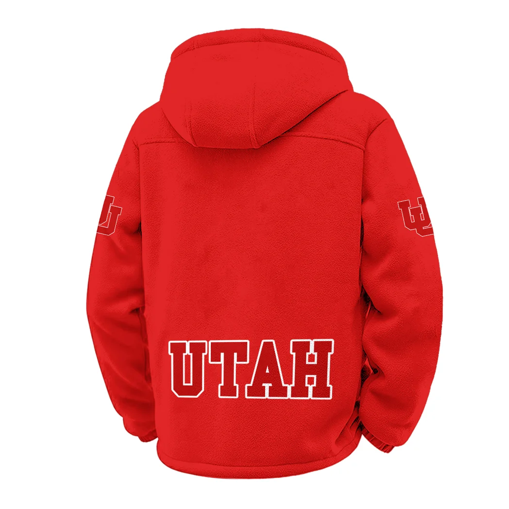 The Utah Power Winter Fleece Jacket, Winter Endurance Jacket HVN1449UU - red - Image 3