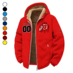 The Utah Power Winter Fleece Jacket, Winter Endurance Jacket HVN1449UU - red