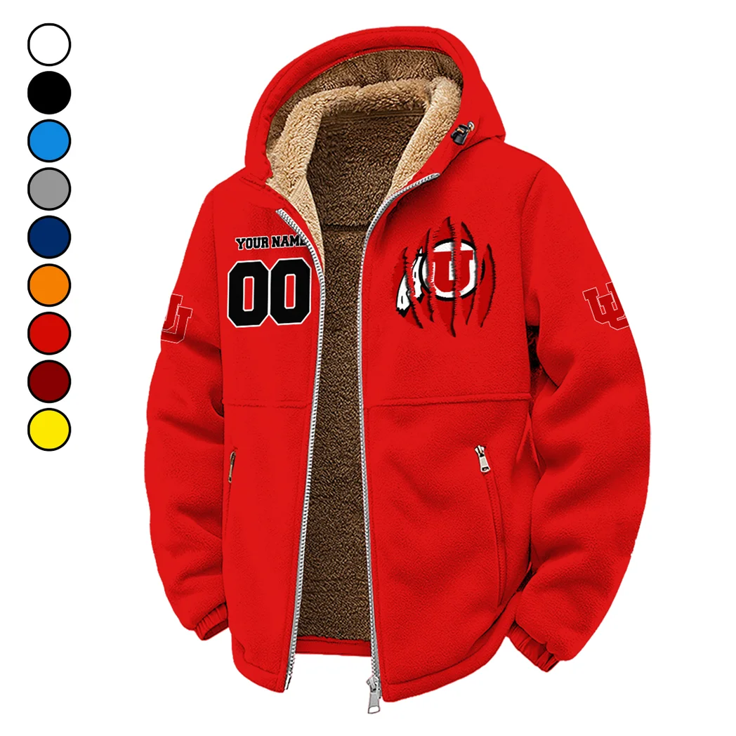 The Utah Power Winter Fleece Jacket, Winter Endurance Jacket HVN1449UU - red