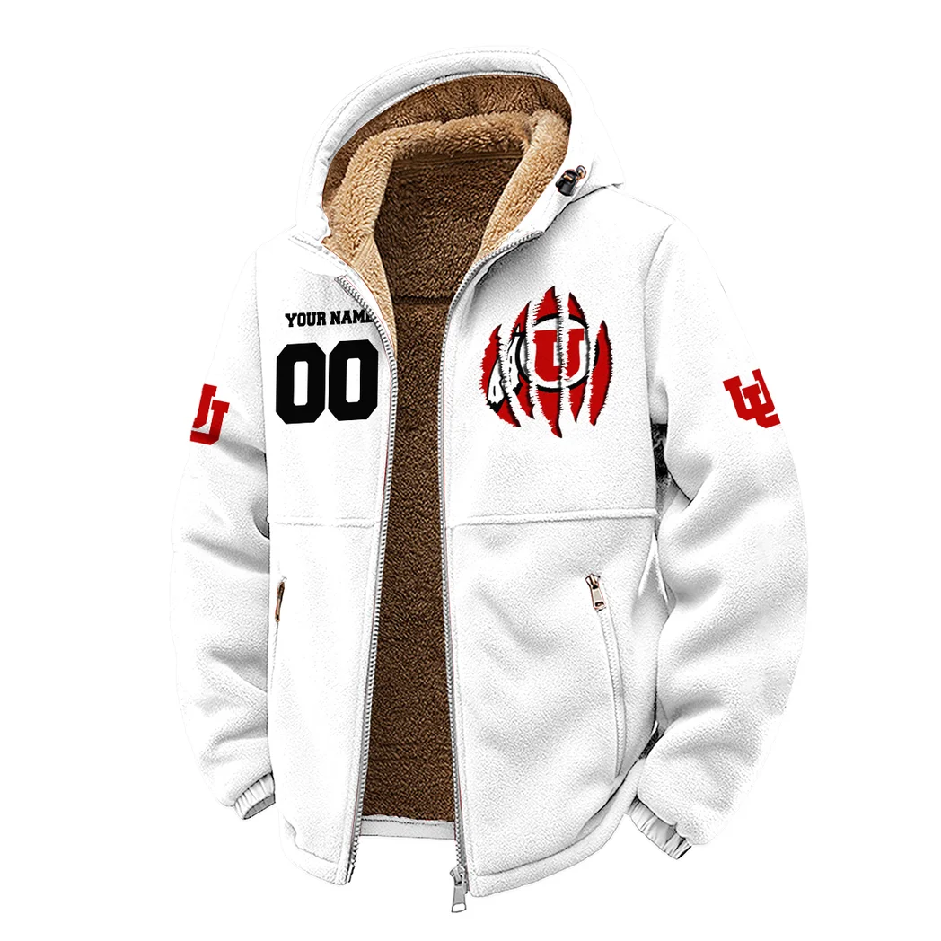 The Utah Power Winter Fleece Jacket, Winter Endurance Jacket HVN1449UU - White - Image 2