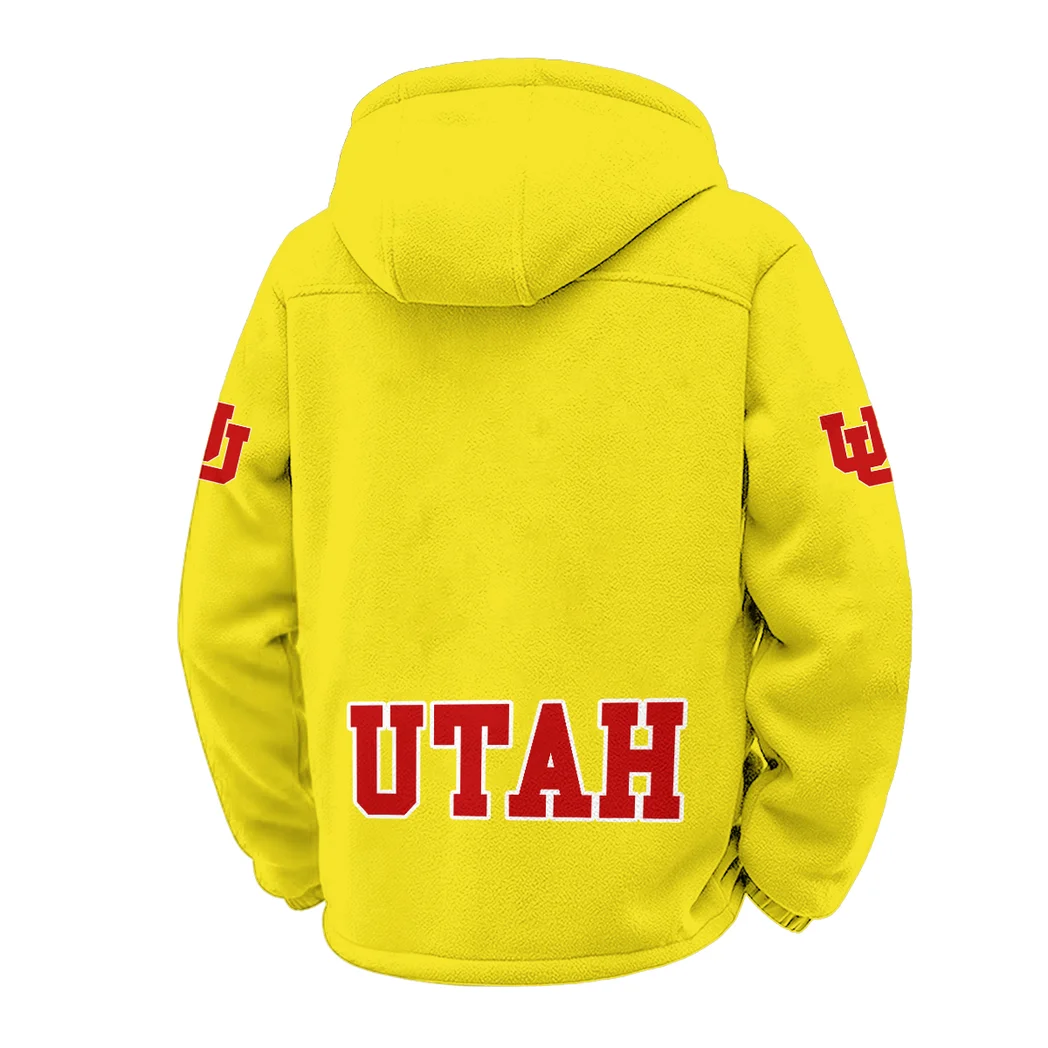 The Utah Power Winter Fleece Jacket, Winter Endurance Jacket HVN1449UU - Yellow - Image 3