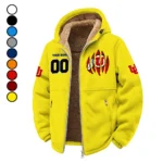 The Utah Power Winter Fleece Jacket, Winter Endurance Jacket HVN1449UU - Yellow