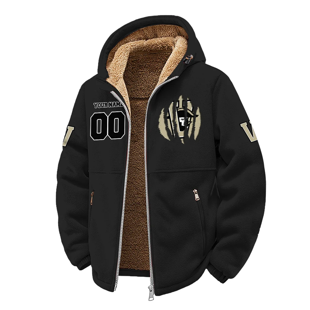 The Vanderbilt Power Winter Fleece Jacket, Ultra-Soft Fleece Shell HVN1449VC - Black - Image 2