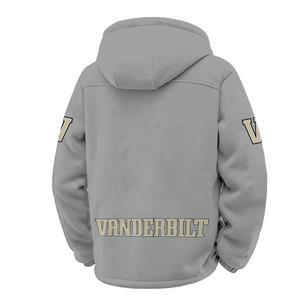 The Vanderbilt Power Winter Fleece Jacket, Ultra-Soft Fleece Shell HVN1449VC - Grey - Image 3
