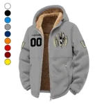 The Vanderbilt Power Winter Fleece Jacket, Ultra-Soft Fleece Shell HVN1449VC - Grey