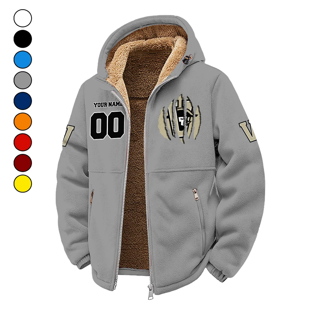The Vanderbilt Power Winter Fleece Jacket, Ultra-Soft Fleece Shell HVN1449VC - Grey