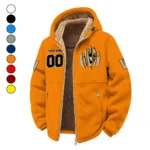 The Vanderbilt Power Winter Fleece Jacket, Ultra-Soft Fleece Shell HVN1449VC - Orange