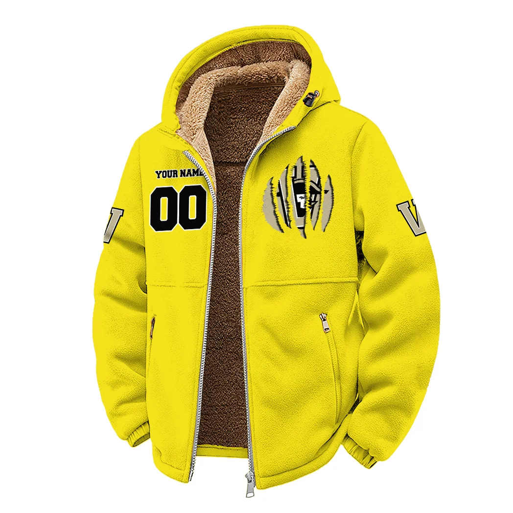 The Vanderbilt Power Winter Fleece Jacket, Ultra-Soft Fleece Shell HVN1449VC - Yellow - Image 2