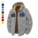 Charlottesville Kings Winter Fleece Jacket, Heavyweight Plush Fleece HVN1449VI - Grey