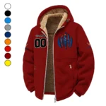 Charlottesville Kings Winter Fleece Jacket, Heavyweight Plush Fleece HVN1449VI - Wine