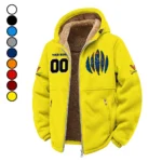 Charlottesville Kings Winter Fleece Jacket, Heavyweight Plush Fleece HVN1449VI - Yellow