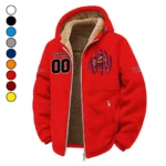 The Hokies Winter Fleece Jacket, Brushed Interior Winter Fleece HVN1449VT - red