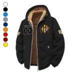 The Wyoming Power Winter Fleece Jacket, Anti-Pill Thermal Fleece HVN1449WC - Black